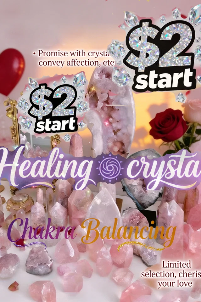 DENA  🔥CRAZY $2 AUCTION 🎉 FREE shipping CRYSTAL live show !!!