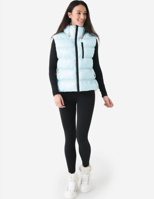 Bogner Fire Ice Naima Vest Womens 10 Large Blue Puffer Quilted