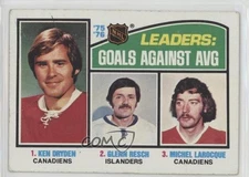 1976-77 Topps Ken Dryden Glenn Resch Michel Larocque #6 HOF