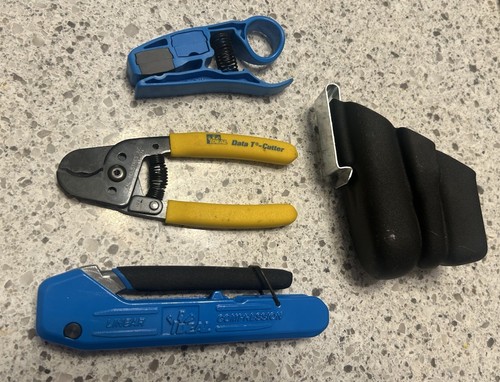 IDEAL Pro Coax Compression Tool Kit-w/Data T-Cutter, Stripper & Belt Hook Sheath - Picture 5 of 15