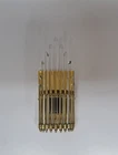 Marine Glass Rod Brass Wall Lamp Art Deco Style Handmade Industrial Lighting