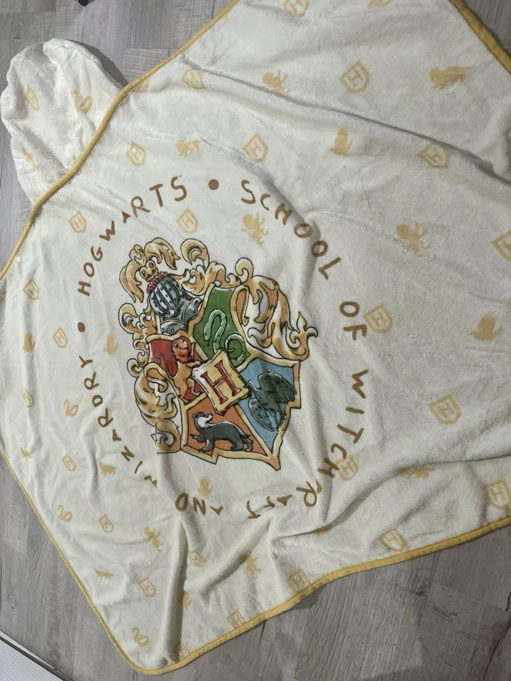 Новый SHEIN плюшевый HARRY POTTER волшебный мир носимый с капюшоном одеяло 53 «x 47» - Изображение 4 из 4