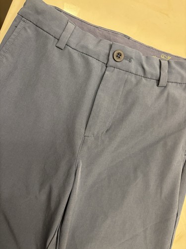 Vineyard Vines Boys Performance blue Chino pants casual school golf Size 10 - Picture 2 of 3