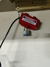 Compact Lockout Tagout Plug Lock - 2 Pack, OSHA Approved for Electrical Safety