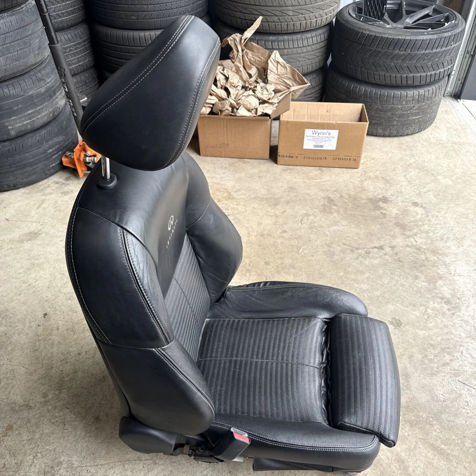 Asiento delantero para conductor y pasajero Infiniti Q50S 2014-2015 OEM Foto 4 de 4