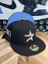 New Era Travis Scott Jordan 4 Houston Astros Black Dome Metallic Icy Blue 7 3/8