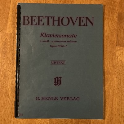Beethoven klaviersonate c-moll c minor ut mineur opus 10 Nr1