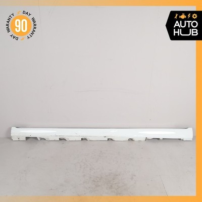 11-14 Audi D4 A8L Left Driver Side Rocker Panel Side Skirt White OEM