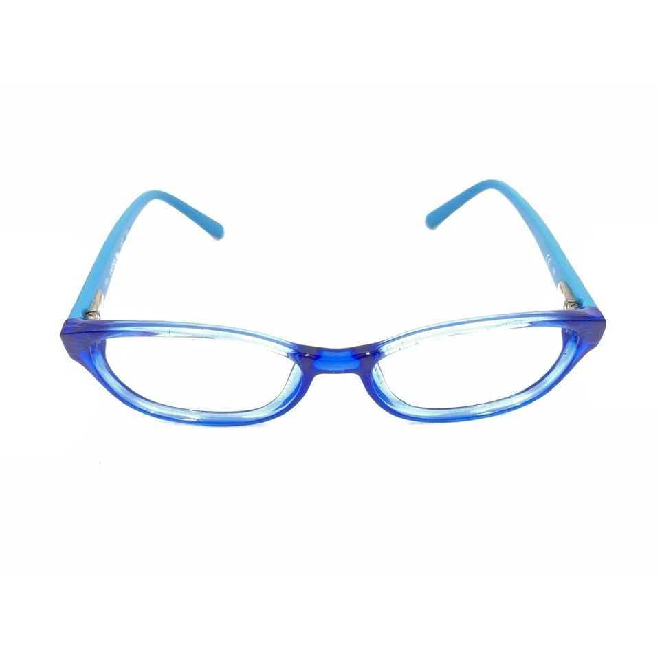 Armações de óculos ovais azuis Lacoste L3607 424 48-15 130 designer infantil juvenil - Imagem 2 de 4