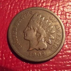 1909 INDIAN HEAD CENT   I-123   FREE SHIPPING