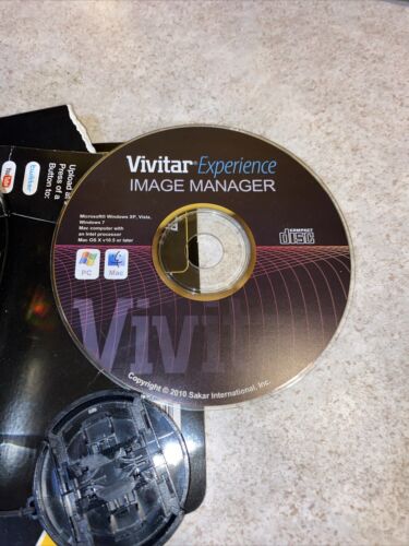 Vivitar DVR-960HD Black Digital Video Camcorder bag card cd- Works Needs Battery - Picture 2 of 12