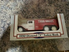 ERTL TRUE VALUE 1930 Diamond "T" Tanker Truck Bank, 1/34 scale