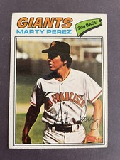 1977 Topps #438 Marty Perez San Francisco Giants