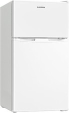 BANGSON Mini Fridge with Freezer, 2 Door Small Refrigerator with Freezer, Mini F