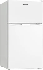 BANGSON Mini Fridge with Freezer, 2 Door Small Refrigerator with Freezer, Mini F