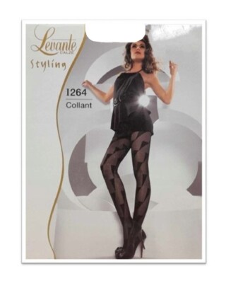 LEVANTE Damen Strumpfhose 40 den elastischer Rand weicher Tragekomfort offene Ze