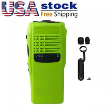 1x Green Replacement Front Housing Cover Case for HT750 Radio Walkie Talkie