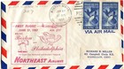 Northeast Airlines First Flight Boston Massachusetts Airport - Philadelphia 1957 — photo 1