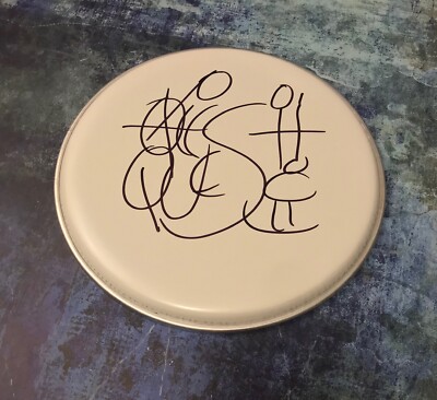 GFA Hanger Angra Midas Fate * AQUILES PRIESTER * Signierte Drumhead A3 COA