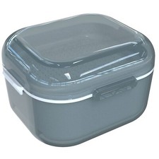 Denture Case, Denture Cup for Soaking Dentures No Leak Proof , Thorough Clean...