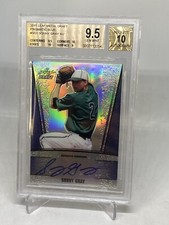 2011 Metal Draft Blue Prismatic /25 Sonny Gray BGS 9.5 /10  Auto JERSEY #2