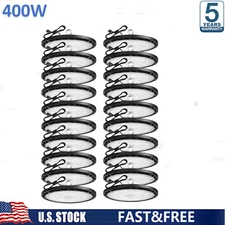 20Pack 400W UFO Led High Bay Light Factory Warehouse Commercial Led Shop Lights