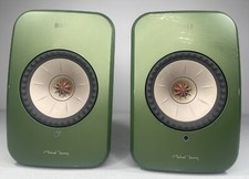 KEF LSX Wireless Speaker Music System Pair - Green - READ