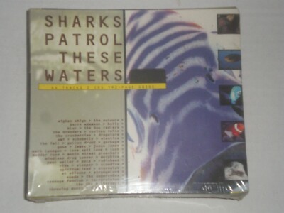sharks patrol these waters 2 cd + 192 Seiten Anleitung (Wildleder/The The/Blur/Garbage etc