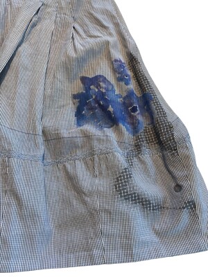 Robe Bleue Brodée Marithé Et François Girbaud Taille 36 - Occasion Très Bon état