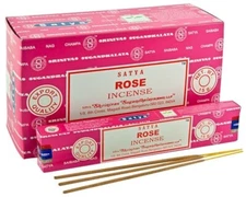 Satya 15 Gram Incense Stick Pack - Rose