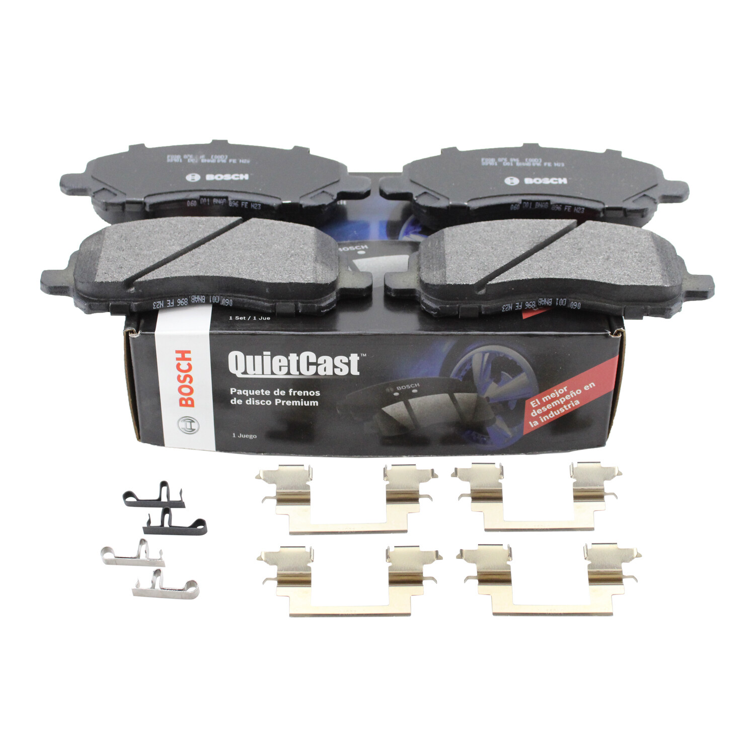 Bosch Front Disc Brake Pads for Jeep Patriot Mitsubishi Eclipse Dodge Avenger-image