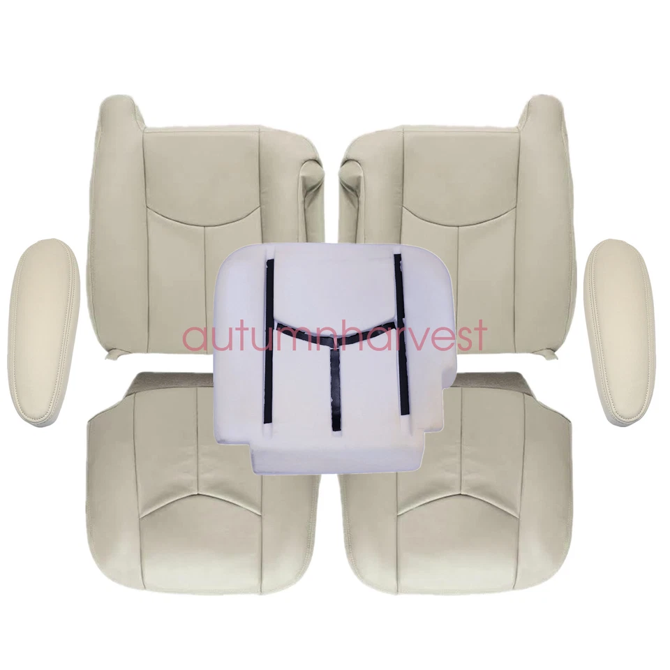 For 2003-2006 Chevy Suburban 1500 2500 Front Leather Seat Cover & Foam Cushion - Image 2 of 4