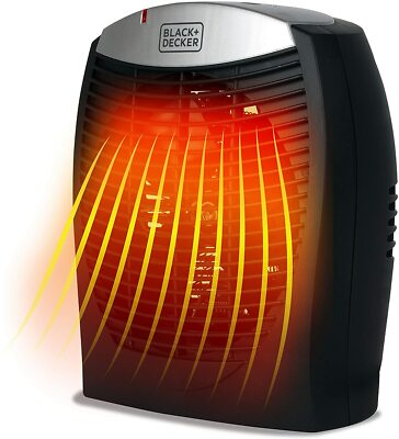 Space Heater Personal Size Home Office Under Desk Work Heat 2 in 1 Fan RV  Heater | eBay