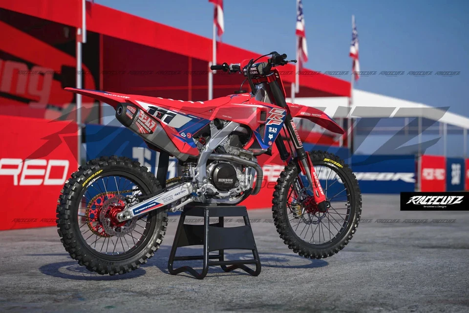 Graphic Kit Vinyl Wrap Decal motocross 2025+ Honda CRF 250 450 MINATO - Image 4 of 4