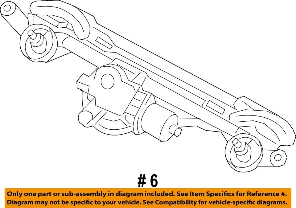 Motor limpiaparabrisas usado se adapta a: Nissan Altima Sdn 2013 grado A Foto 4 de 4