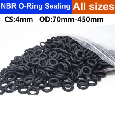 Wire Diameter 4.0mm Oil Resistant NBR Nitrile Butadiene Rubber O-Ring Sealing
