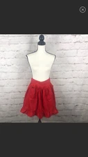 NWT Lilments Red Apron Women Sz OS