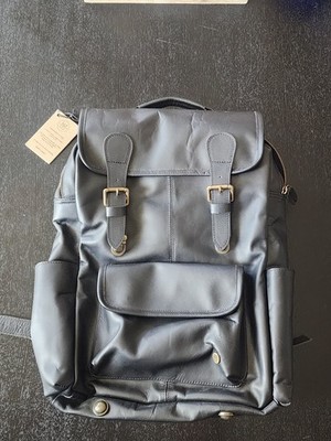 Mahi Leather Black City Backpack.
