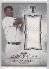 2015 Topps Triple Threads Unity Single Jumbo Relics 25/36 Adrian Beltre HOF 0qo1