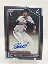 2024 Bowman Chrome Herick Hernandez 1st Prospect Auto (RC) #CPA-HH Atlanta B