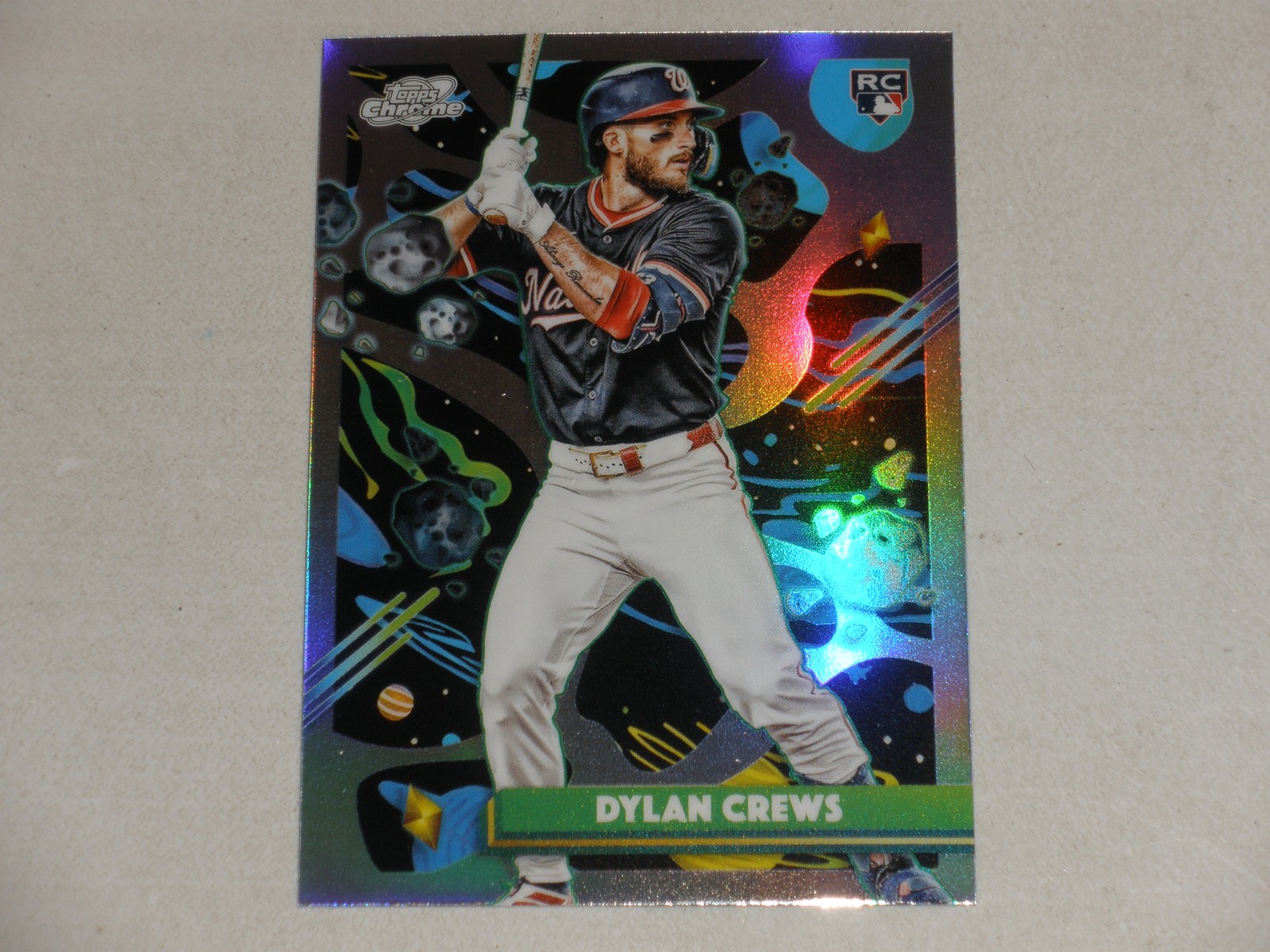 2025 Topps Cosmic Chrome Refractor #194 Dylan Crews Rookie RC