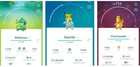 Pokémon Go✨ Shiny Charmander/Squirtle/Bulbasaur wearing Pikachu visor ✨Trade/PTC