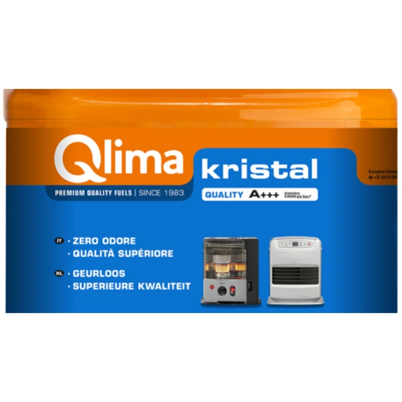 Combustibile Liquido Stufe QLIMA Kristal 20 Litri Paraffina Inodore Tanica A+++, fotografia 5 di 9
