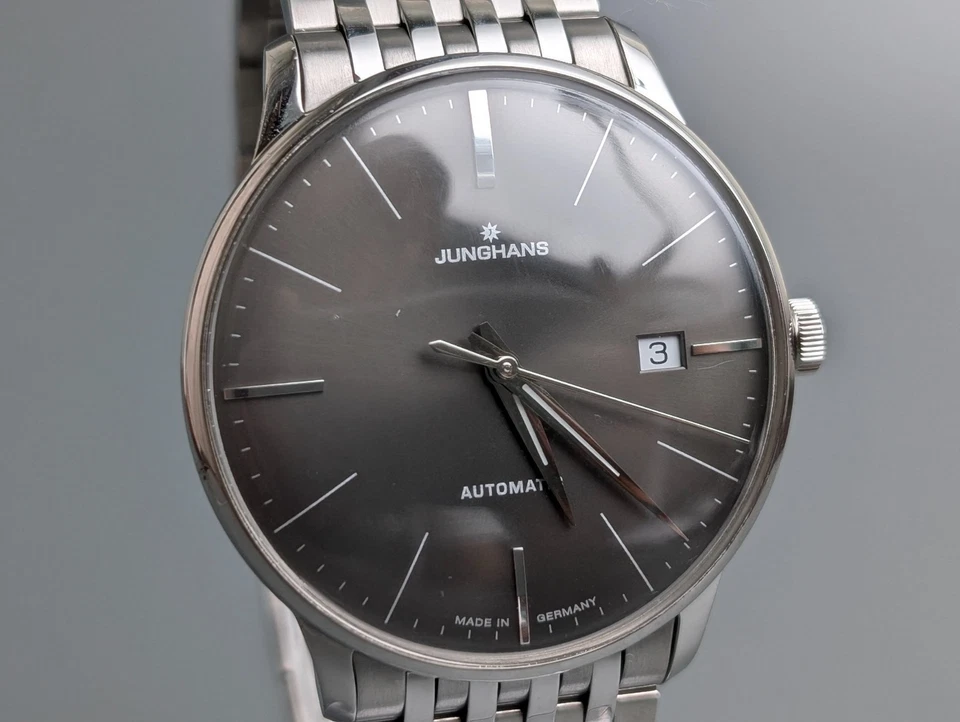 Junghans Meister 027/4511 Fecha Reloj Automático Hombre Vintage 38mm - Imagen 2 de 4