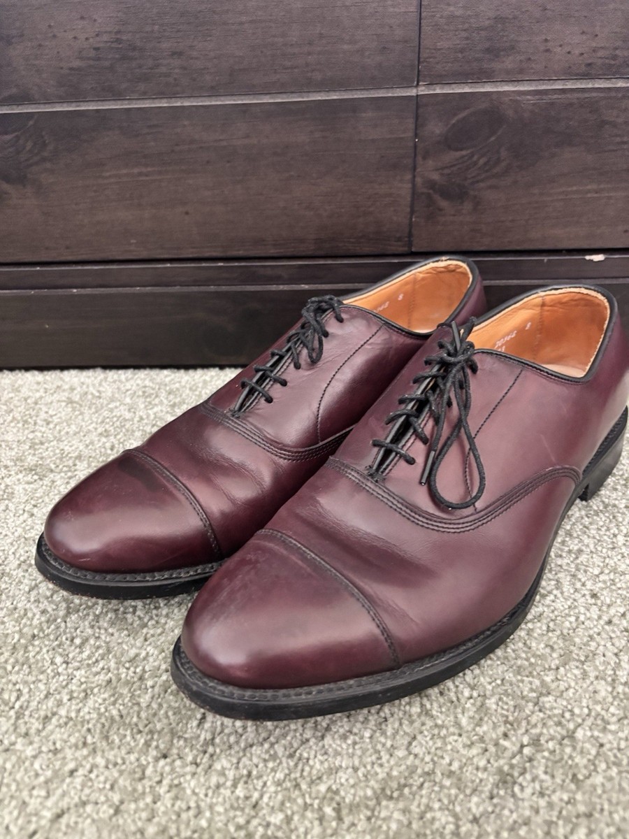 Allen Edmonds Park Avenue Burgundy Oxfords Men’s Size 11 Dress Shoes Cap Toe Park Avenue Shell Cordovan Cap-toe Oxford Dress Shoe | Men main image 2