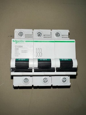 Schneider Electric C120H C80 3poliger Leitungsschutzschalter