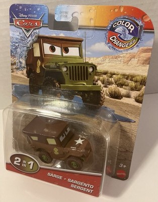 Disney Pixar Cars - Sarge - 2023 New Release - Color Changers
