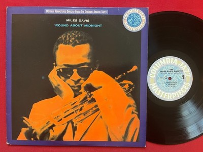 MILES DAVIS~ROUND ABOUT MIDNIGHT LP (1987) REMASTERED MONO COLUMBIA JAZZ