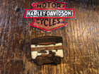 Harley-Davidson 1950s 25,000 mile pin genuine HD LAPEL CUT OFF PIN JACKET B5