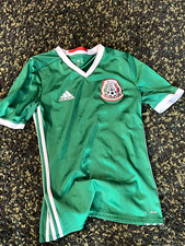 soccer jersey mexico adidas youth large